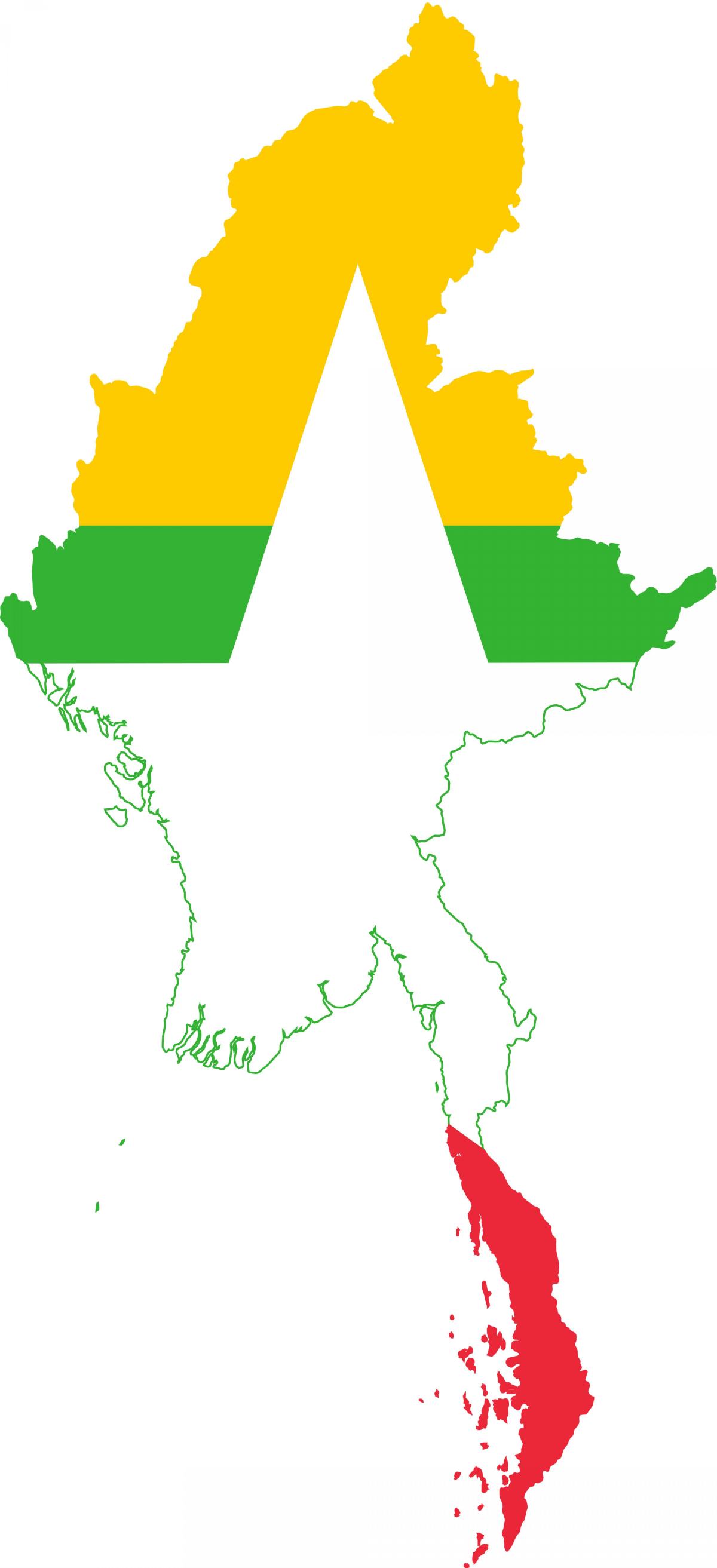 Kaart Myanmar logo