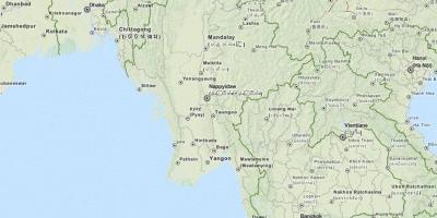 Gps-kaart, Myanmar