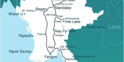 Üks kaart Myanmar